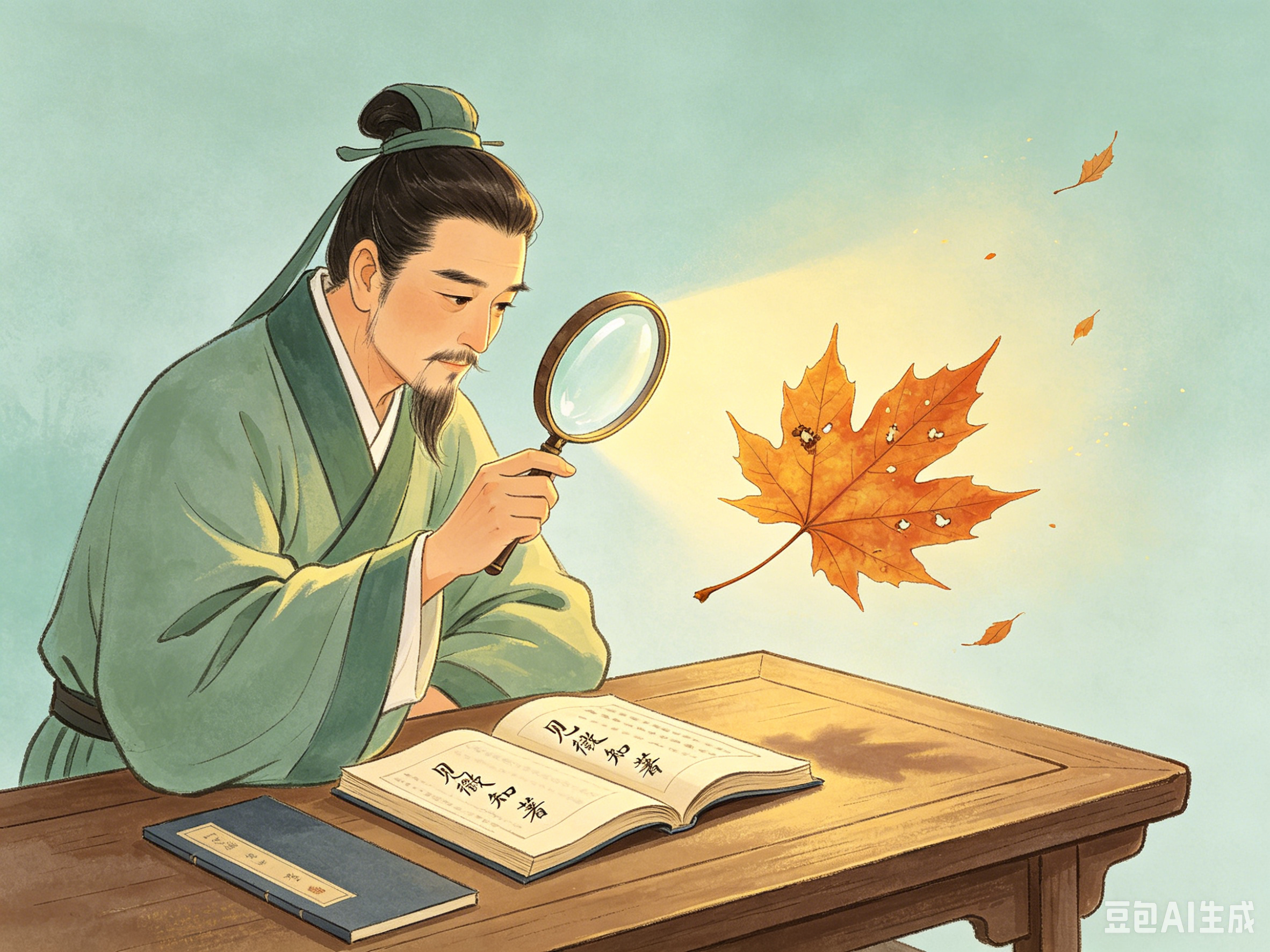 细心的人，可以从侧面了解到整个世界
